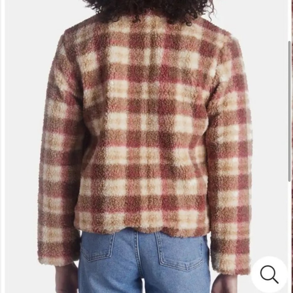 NWT Anthropologie Avec Les Filles Teddy Shearling Trucker Jacket - Picture 2 of 7